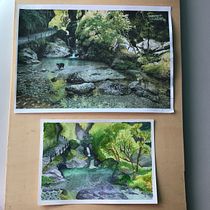 Il mio progetto del corso: Paesaggi naturali ad acquerello. Un progetto di Belle arti, Pittura e Pittura ad acquerello di Silvia Bettinaglio - 27.01.2024