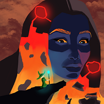 My project for course: Digital Fantasy Portraits with Photoshop. Ilustração tradicional, Desenho, Ilustração digital, Desenho de retrato, Desenho digital, e Pintura digital projeto de Nel nel - 28.01.2024