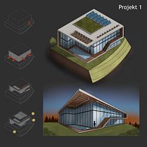 Mi proyecto del curso: Sketching arquitectónico y artístico con Procreate. Architecture, Sketching, Digital Illustration, Digital Architecture, and Architectural Illustration project by Domenica Meyer - 01.28.2024