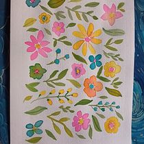 Mi proyecto del curso: Estampados florales en acuarela con colores vibrantes. Traditional illustration, Pattern Design, Watercolor Painting, and Botanical Illustration project by sandymmster - 01.28.2024