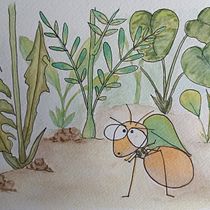 La Hormiga Quejosa. Un progetto di Illustrazione tradizionale, Character design, Design editoriale, Scrittura, Disegno, Stor, board, Illustrazione infantile, Narrativa, Scrittura creativa e Letteratura per bambini e ragazzi	 di olgalala - 28.01.2024