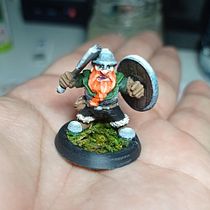 Meu projeto do curso: Introdução à pintura de miniaturas. Een project van Craft,  Beeldende kunst, Beeldhouwwerk y Decoratief schilderen van tjdomingos - 26.01.2024