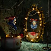 A forgotten joker. Un progetto di 3D, Character design, Modellazione 3D, Character design 3D e Progettazione 3D di raquel_bm_13 - 29.01.2024