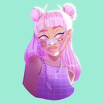 My project for course: Cartoon-Style Character Portraits with Procreate. Character Design, Digital Illustration, Digital Drawing, and Digital Painting project by manasanan_pri - 01.26.2024