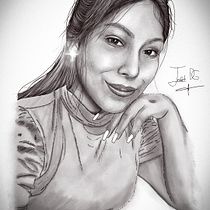 Mi proyecto del curso: Retrato ilustrado con Procreate. Projekt z dziedziny Trad, c, jna ilustracja, Grafika wektorowa, Ilustracja c, frowa i Portret użytkownika Jafet Abinadab Dominguez Garcia - 25.01.2024