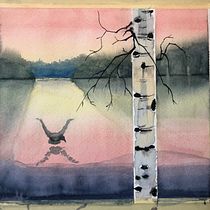 Il mio progetto del corso: Paesaggi ad acquerello ricchi di atmosfera. Un projet de Beaux Arts, Peinture , et Aquarelle de Adele - 30.01.2024