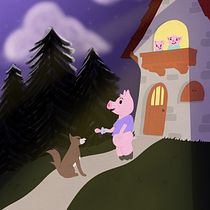 Mi proyecto del curso: Ilustración infantil con Procreate: crea escenas mágicas. Ilustração digital, Ilustração infantil, Pintura digital, e Álbum ilustrado projeto de Alba Reimundez - 30.01.2024