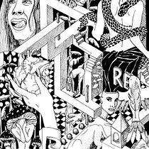 Mein Abschlussprojekt für den Kurs: Traumhafte Illustrationen: Bring deine Originalität zu Papier Ein Projekt aus dem Bereich Traditionelle Illustration, Zeichnung und Illustration mit Tinte von base_1 - 30.01.2024