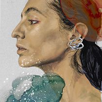 My project for course: Illustrated Portraits with Procreate. Projekt z dziedziny Trad, c, jna ilustracja, Grafika wektorowa, Ilustracja c, frowa i Portret użytkownika vkquilliam - 30.01.2024