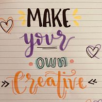 Mi proyecto del curso: Dibujo y hand lettering creativo para principiantes. Traditional illustration, Lettering, Drawing, H, and Lettering project by Jenifer Saavedra - 01.30.2024