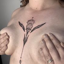 Mi proyecto del curso: Diseño de tatuajes botánicos con Procreate. Ilustração tradicional, Ilustração digital, Desenho de tatuagens e Ilustração botânica projeto de steffy_war - 30.01.2024
