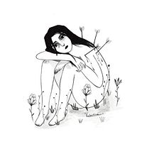 Mi proyecto del curso: Técnicas de dibujo tradicional con Procreate. Projekt z dziedziny Trad, c, jna ilustracja,  R, sunek, Ilustracja c, frowa, Portret, R, sunek c i frow użytkownika Valentina Soto - 29.01.2024