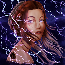Storm - Mi proyecto del curso: Retratos digitales de fantasía con Photoshop. Ilustração tradicional, Desenho, Ilustração digital, Desenho de retrato, Desenho digital, e Pintura digital projeto de Natalia Prioglio - 29.01.2024