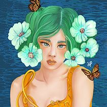 Mi proyecto del curso: Retratos digitales de fantasía con Photoshop. Ilustração tradicional, Desenho, Ilustração digital, Desenho de retrato, Desenho digital, e Pintura digital projeto de Isa Cat - 31.01.2024