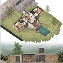 Mi proyecto del curso: Ilustración digital de proyectos arquitectónicos. Un proyecto de Arquitectura, Paisajismo, Ilustración digital, Arquitectura digital e Ilustración arquitectónica de Melissa Aniya - 29.01.2024
