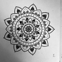 Mon projet du cours : L'art de dessiner des mandalas : créez des motifs géométriques Ein Projekt aus dem Bereich Zeichnung und Illustration mit Tinte von mlanquetot - 31.01.2024