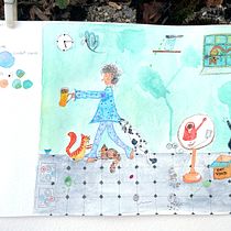Mein Abschlussprojekt für den Kurs: Figurenentwicklung durch Beobachtungszeichnen. Un proyecto de Ilustración tradicional, Diseño de personajes, Dibujo y Sketchbook de Claudia Georgescu-Menzi - 31.01.2024