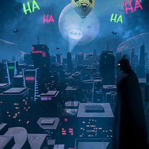 Mi proyecto del curso: Ilustración fantástica 3D con Blender- Batman. 3D, Digital Illustration, and 3D Design project by Jesus David Ruiz Calderon - 01.29.2024