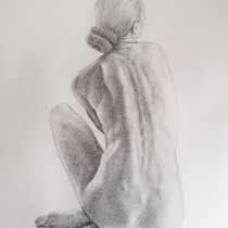 Mon projet du cours : Dessiner une silhouette humaine en mouvement Ein Projekt aus dem Bereich Bildende Künste, Skizzenentwurf, Bleistiftzeichnung, Zeichnung und Realistische Zeichnung von alain Masset - 01.02.2024