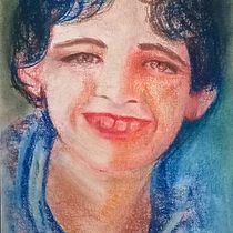 My project for course: Expressive Portrait Drawing with Soft Pastels. Un projet de Illustration traditionnelle, Beaux Arts, Dessin, Dessin de portrait , et Dessin artistique de ihelou - 01.02.2024
