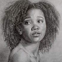 Mon projet du cours : Portrait réaliste au crayon graphite. Un progetto di Illustrazione tradizionale, Belle arti, Bozzetti, Disegno a matita, Disegno, Disegno di ritratti, Disegno realistico, Disegno artistico e Disegno anatomico di alain Masset - 01.02.2024