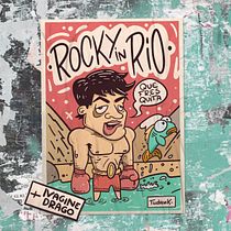 Rocky in Rio. Traditional illustration, Br, ing, Identit, Packaging, and Digital Illustration project by Rafa Ortiz - 01.31.2024