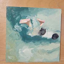 Mi proyecto del curso: Pintura al óleo: el agua y la figura humana. Fine Arts, Painting, Oil Painting, and Figure Drawing project by Leila Cema - 02.01.2024