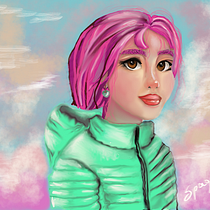 Il mio progetto del corso: Ritratto di personaggi femminili con Procreate. Projekt z dziedziny Trad, c, jna ilustracja, Ilustracja c, frowa, R, sunek c i frow użytkownika silvia_scalia72 - 01.02.2024