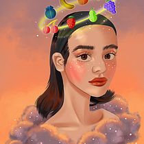Mi proyecto del curso: Retratos digitales de fantasía con Photoshop. Ilustração tradicional, Desenho, Ilustração digital, Desenho de retrato, Desenho digital, e Pintura digital projeto de mari23bz - 02.02.2024