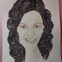 Mein Abschlussprojekt für den Kurs: Illustriertes Porträt mit Aquarell. Un projet de Illustration traditionnelle, Beaux Arts, Peinture, Dessin, Aquarelle, Dessin de portrait , et Dessin artistique de sandra_hochfellner - 02.02.2024