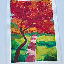 Mi proyecto del curso: Pintura de paisajes con gouache para principiantes Ein Projekt aus dem Bereich Bildende Künste, Malerei, Naturalistische Illustration und Gouachemalerei von María Ruipérez Martínez - 02.02.2024