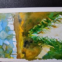 Mój projekt z kursu: Naturalne pejzaże w akwareli. Un progetto di Belle arti, Pittura e Pittura ad acquerello di marta_warsaw - 02.02.2024