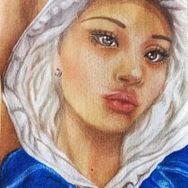 Mi proyecto del curso: Dibujo de retratos expresivos con tizas pastel. Un projet de Illustration traditionnelle, Beaux Arts, Dessin, Dessin de portrait , et Dessin artistique de Laura Simos - 03.02.2024