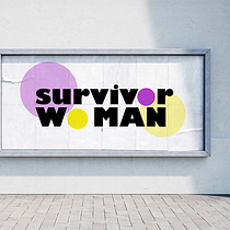 Survive Woman. Direção de arte, Br, ing e Identidade, Design gráfico, Design digital, e Design projeto de Lena - 02.02.2024