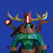 Mi proyecto del curso: Modelado de personajes low poly para videojuegos Ein Projekt aus dem Bereich 3D, 3-D-Modellierung, Videospiele, Design von 3-D-Figuren und Design für Videospiele von María Alarcón - 03.01.2024