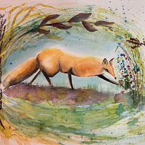 My project for course: Illustrating Nature: A Creative Exploration. Traditional illustration, Painting, Drawing, Watercolor Painting, Ink Illustration, and Naturalistic Illustration project by linda.lozier - 02.04.2024