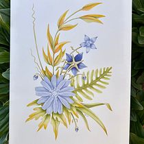 Mi proyecto del curso: Acuarela realista para composiciones botánicas. Traditional illustration, Painting, Drawing, Watercolor Painting, and Botanical Illustration project by creativadelibros - 02.04.2024