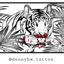 Meu projeto do curso: Técnicas de tatuagem blackwork com fine line. Un progetto di Design di tatuaggi di Denis Negrini - 01.02.2024