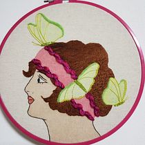 Mi proyecto del curso: Creación de retratos bordados en acuarela. Projekt z dziedziny  Malarstwo, Malowanie akwarelą,  Haft, Wzornictwo tekst i liów użytkownika Maricel Silva - 20.01.2024