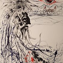Sinobrody, monotypia, papier. Watercolor Painting, Children's Illustration, Narrative, Traditional illustration, Fine Arts, Painting, Pencil Drawing, and Drawing project by Bożena ArtBozenal - 02.05.2024