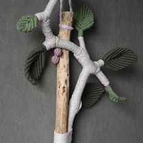 Mój projekt z kursu: Makrama: trójwymiarowe botaniczne ozdoby ścienne. Un proyecto de Artesanía, Interiorismo, Tejido, Macramé y Diseño textil de Małgorzata Zielińska - 05.02.2024