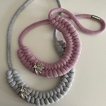 Meu projeto do curso: Introdução à bijuteria de corda: faça seu próprio colar. Un progetto di Artigianato, Design di gioielli, Macramè e Textile Design di Rita Sousa Abrantes - 05.02.2024