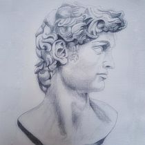 My project for course: Graphite Drawing Techniques for Planar Portraiture. Fine Arts, Sketching, Drawing, Portrait Drawing, Realistic Drawing, and Artistic Drawing project by Melinda Collavo - 02.05.2024