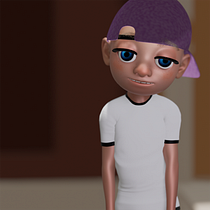 Mon projet du cours : Création de personnages 3D avec Blender. Un progetto di 3D, Character design, Modellazione 3D, Character design 3D e Progettazione 3D di Alan Tallec - 05.02.2024