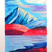 Mein Abschlussprojekt für den Kurs: Landschaften in Pastell zeichnen: Spiele mit Licht. Traditional illustration, Fine Arts, Pencil Drawing, Drawing, and Artistic Drawing project by Katja Bader - 02.06.2024