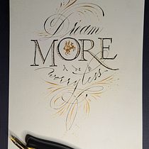 My project for course:  Intro to Hand-Lettering for Inspirational Quotes. . T, pograph, Calligraph, Lettering, T, pograph, Design, H, and Lettering project by akalligraafia - 02.07.2024
