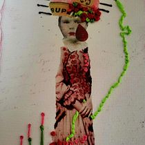 My project for course: Experimental Embroidery Techniques on Paper Ein Projekt aus dem Bereich Bildende Künste, Collage, Stickerei und Textildesign von Evelyn Salas Salas - 07.02.2024