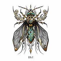 My project for course: Artistic Tattoo Design with Golden Effects in Procreate. Een project van Traditionele illustratie, Digitale illustratie y  Tatoeageontwerp van Yasmin Anderson - 07.02.2024