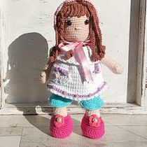 Mi proyecto del curso: Elaboración de muñecas amigurumi románticas Ein Projekt aus dem Bereich H, werk, Spielzeugdesign, Weben, Crochet, Amigurumi und Textildesign von Gaby Garcia - 07.02.2024