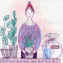 My project for course: Exploratory Sketchbook: Find Your Drawing Style. Ilustração tradicional, Esboçado, Criatividade, Desenho, Pintura em aquarela, Sketchbook, e Pintura guache projeto de Alla Meshcheriakova - 07.02.2024
